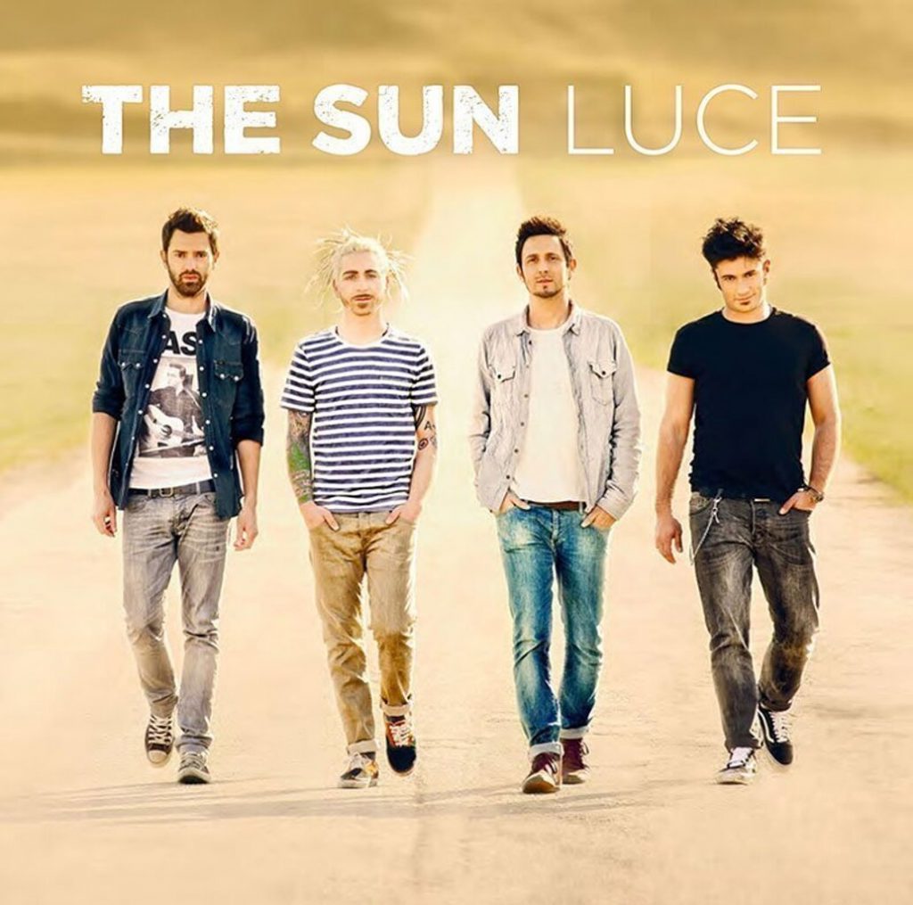 The Sun rock band Luce cover