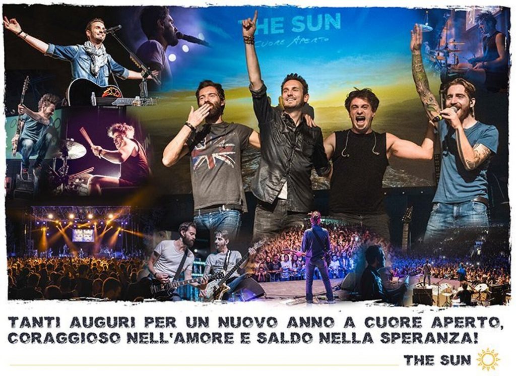 The sun gruppo musicale rock band auguri 2016 francesco lorenzi
