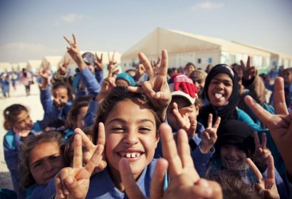 bambini profughi in giordania