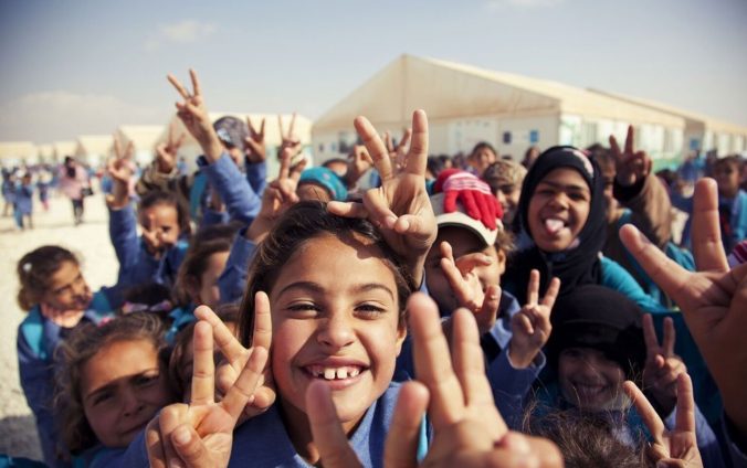 bambini profughi in giordania