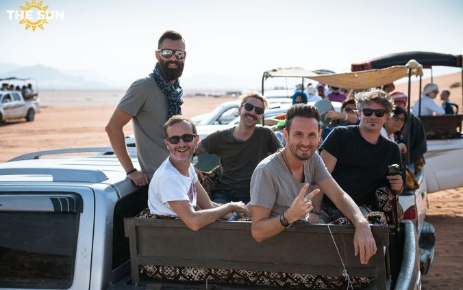 the sun rock band viaggi di luce giordania