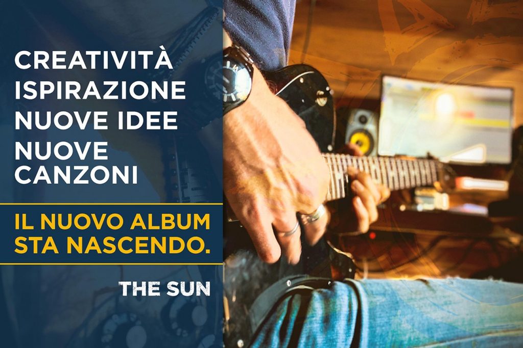 the sun rock band registrazioni nuovo album