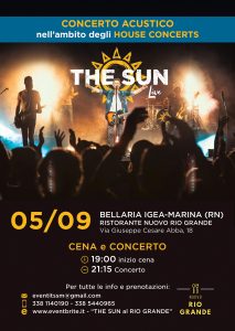 the sun rock band house concert bellaria