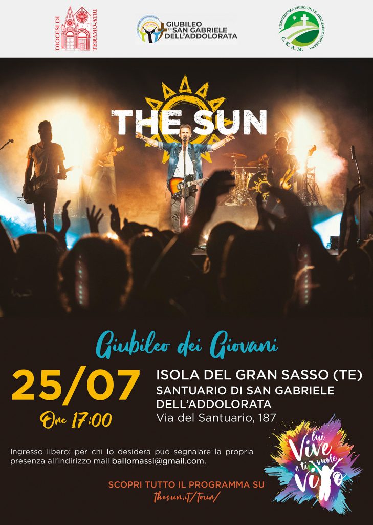 the sun rock band house concert teramo