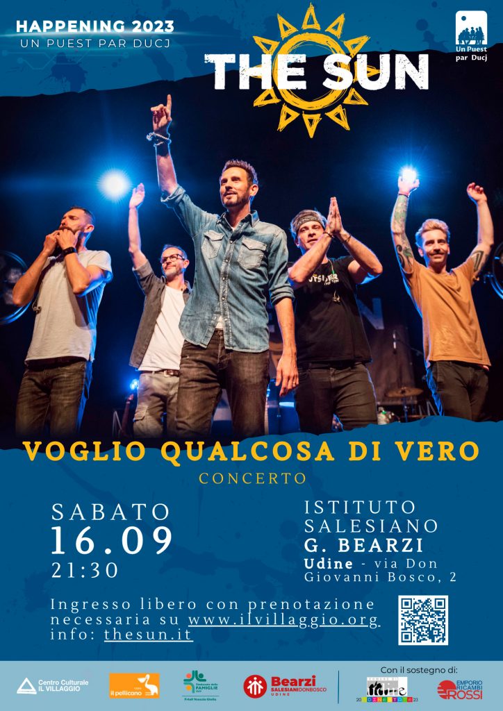 the sun rock band concerto udine happening 2023