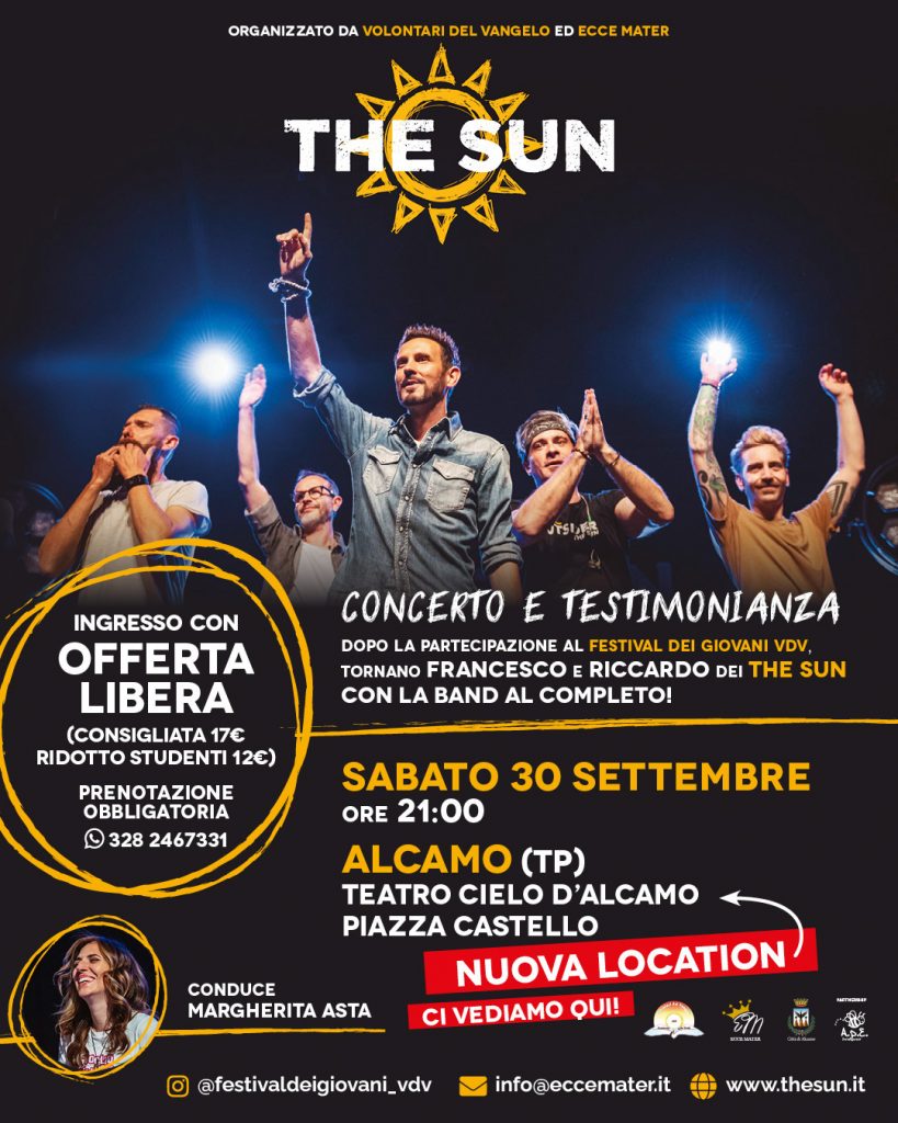 the sun rock band concerto alcamo trapani sicilia