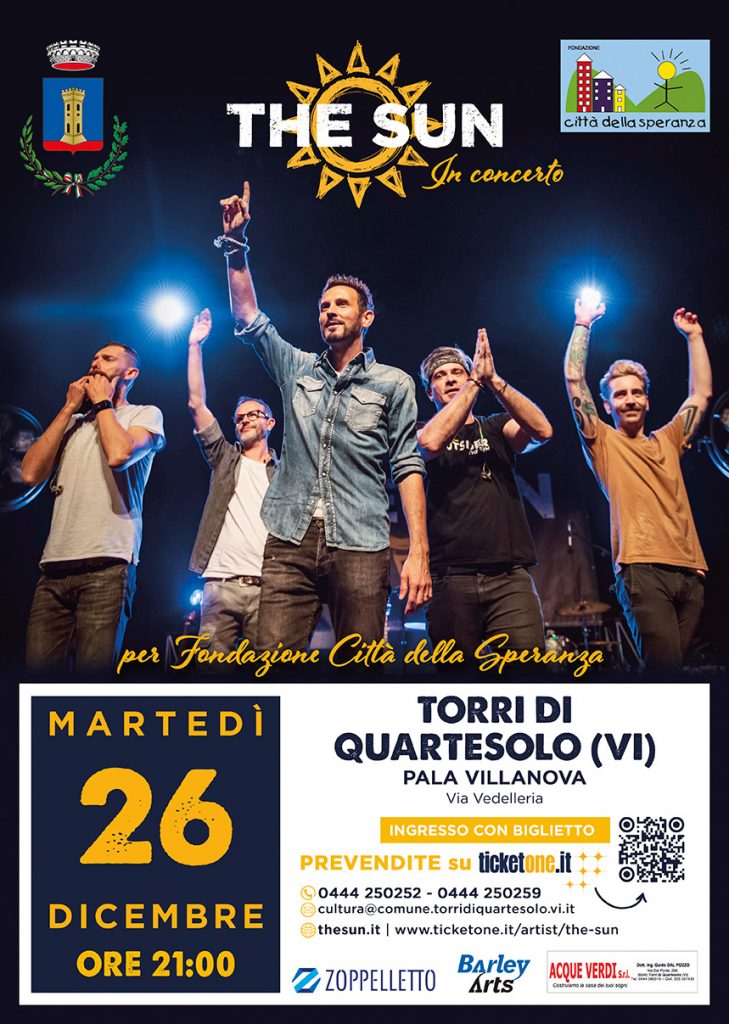 the sun rock band concerto torri di quartesolo ticketone