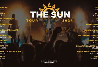 the sun rock band calendario tour 2024