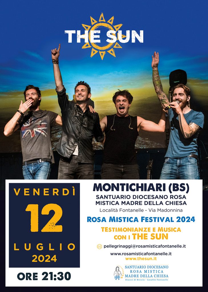 the sun rock band concerto montichiari brescia