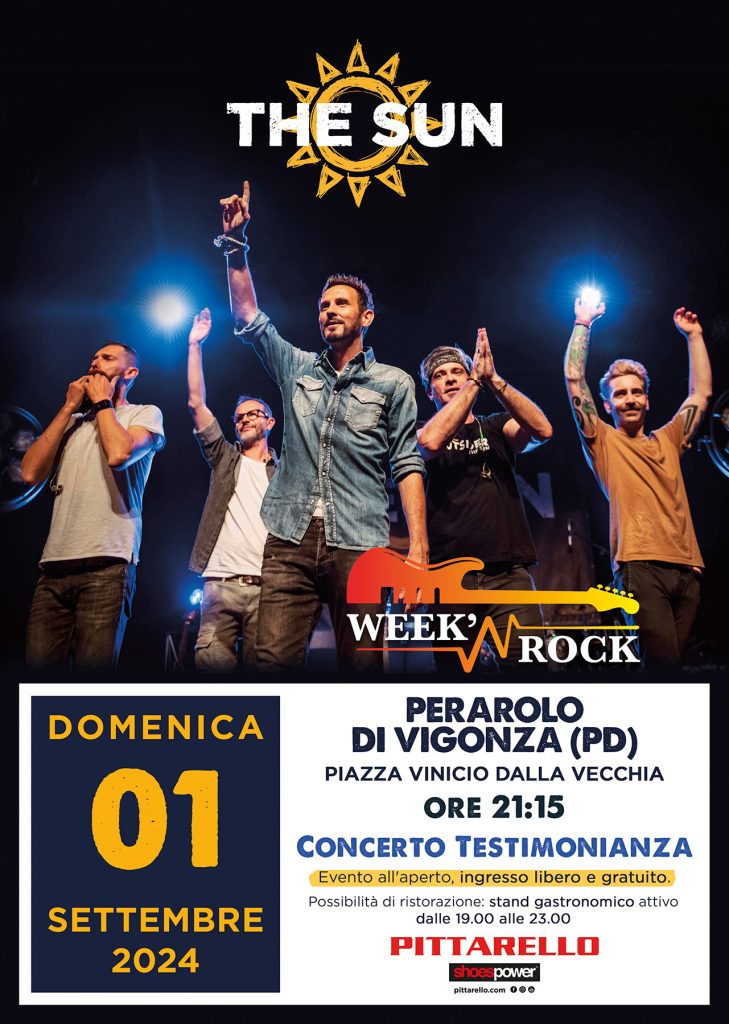 the sun rock band concerto perarolo di vigonza padova