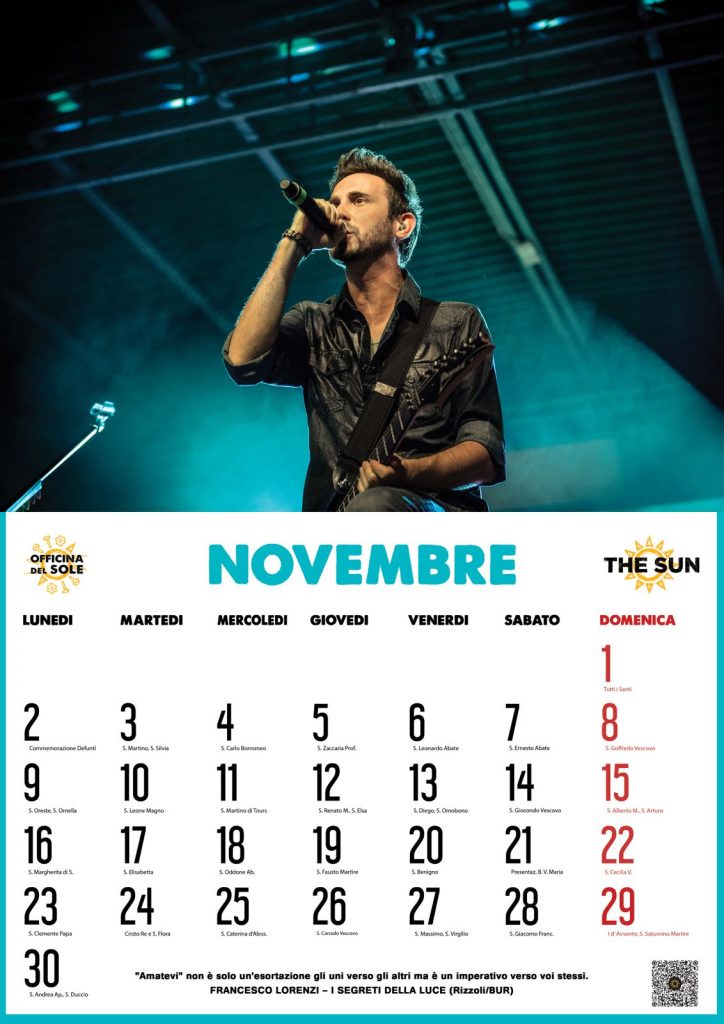calendario 2026 the sun music